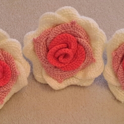 Dekorationsartikel: Rosen, 3er Set