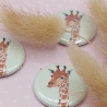 1 Magnet mit Giraffe 
