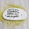 Stein mit Spruch aus Gießpulver Geschenkidee Dekoration Dekostein