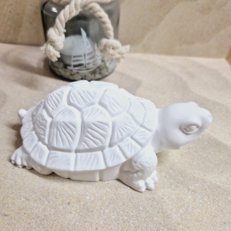 Schildkröte aus Gießpulver Gießkeramik Geschenkidee Dekoration 