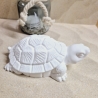 Schildkröte aus Gießpulver Gießkeramik Geschenkidee Dekoration 