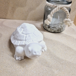 Schildkröte aus Gießpulver Gießkeramik Geschenkidee Dekoration 