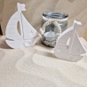 Segelboote aus Gießpulver Gießkeramik Geschenkidee Dekoration 