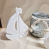 Segelboote aus Gießpulver Gießkeramik Geschenkidee Dekoration 