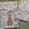 Osterbeutel Set - Geschenkbeutel 2 Stück  - Hasensäckchen - 