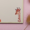 Notizblock Flausenzettel mit Giraffe 