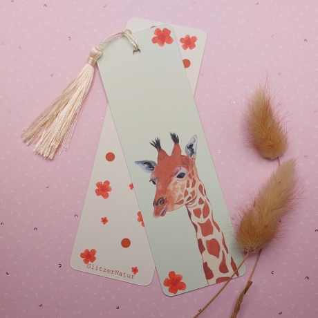 Lesezeichen Giraffe