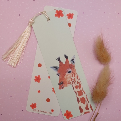 Lesezeichen Giraffe