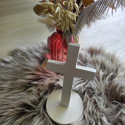 Keramik Kreuz stehend