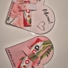 Muttertagsherzen 4x mit Steckschlitz für Duplo o.ä, Mama Geschenk
