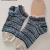 Socken Gr. 38/39 - handgestrickt - doppeltes Bündchen