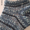 Socken Gr. 38/39 - handgestrickt - doppeltes Bündchen