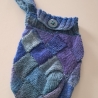 Tasche - handgestrickt - beutelform - aufbewahrung