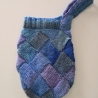 Tasche - handgestrickt - beutelform - aufbewahrung