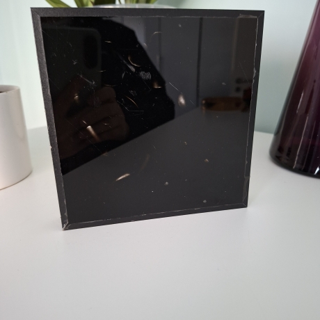 Bild 16x16 cm echte Blumen in Epoxidharz