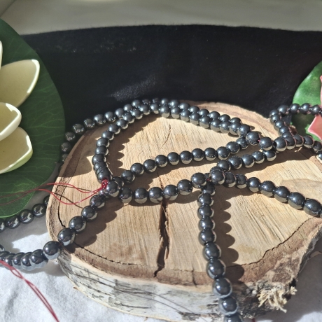 Perlen, Hämatitperlen, synthetische Kl. AA