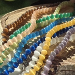 Perlen, Glasperlen , Cateye Perlen