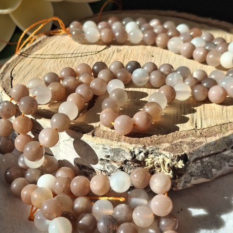 Perlen, Mondstein Perlen 