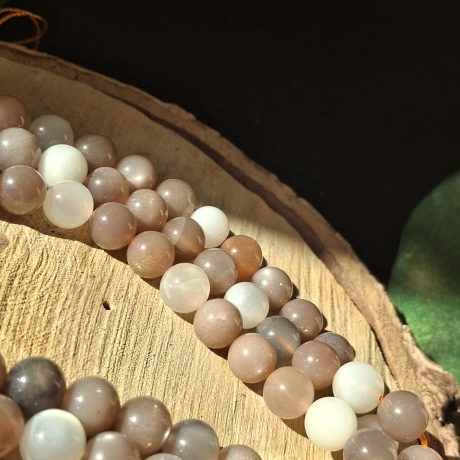 Perlen, Mondstein Perlen 