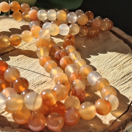 Perlen, Karneol-Perlen 