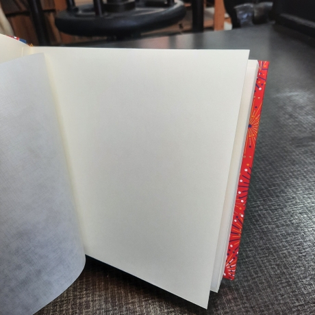 Fotoalbum klein, Chiyogamipapier, handgemacht, 30 Blatt, creme