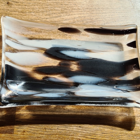 Kleine Glasschale...Seifenschale...Schmuckschale...Wohndekor