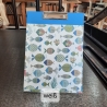 Klemmbrett A4 mit Fischmotiv, handgemacht, 3 Designs, Klammer