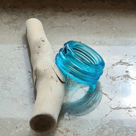 Glasring...Flaschenring...Geschenkidee 