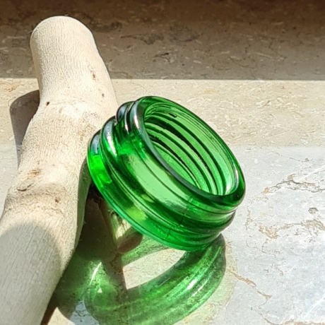 Glasring...Flaschenring...Anhänger...Geschenkidee 