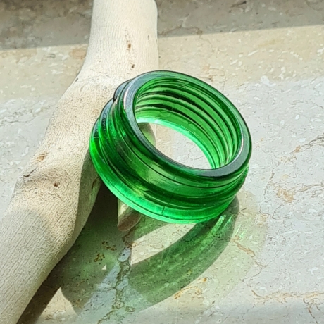 Glasring...Flaschenring...Anhänger...Geschenkidee 