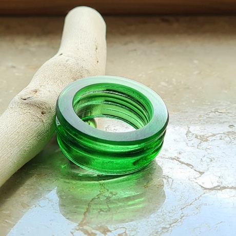 Glasring...Flaschenring...Anhänger...Geschenkidee 