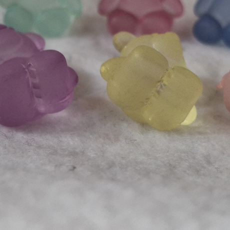 Perlen,  Acryl-Perlen, Bärchen 