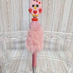 Kugelschreiber Perlen Eule Geschenkidee Mitbringsel