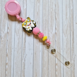 Ausziehclip, Namensschildhalter, Ausweishalter Geschenkidee 