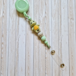Ausziehclip, Namensschildhalter, Ausweishalter Geschenkidee 