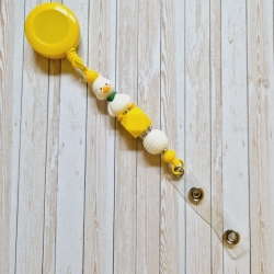 Ausziehclip, Namensschildhalter, Ausweishalter Geschenkidee 