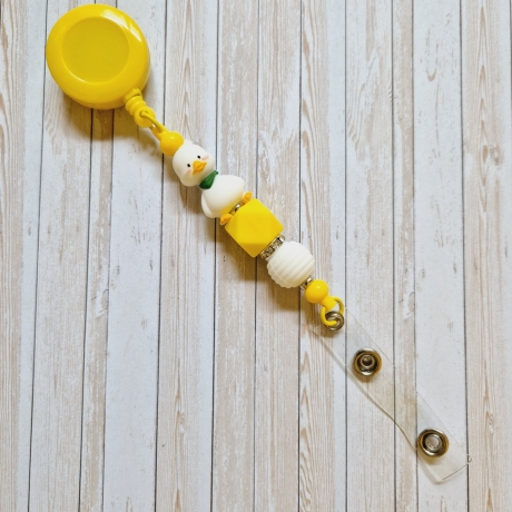 Ausziehclip, Namensschildhalter, Ausweishalter Geschenkidee 