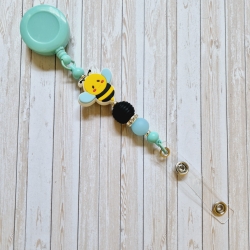Ausziehclip, Namensschildhalter, Ausweishalter Geschenkidee 