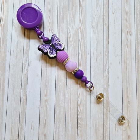 Ausziehclip, Namensschildhalter, Ausweishalter Geschenkidee 