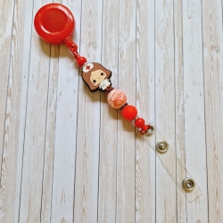 Ausziehclip, Namensschildhalter, Ausweishalter Geschenkidee 