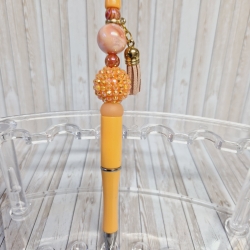 Kugelschreiber Perlen APRICOT Geschenkidee Mitbringsel