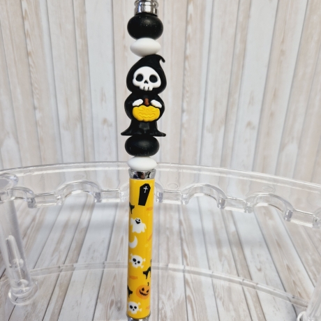 Kugelschreiber Perlen HALLOWEEN Geschenkidee Mitbringsel
