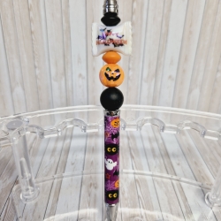 Kugelschreiber Perlen HALLOWEEN Geschenkidee Mitbringsel