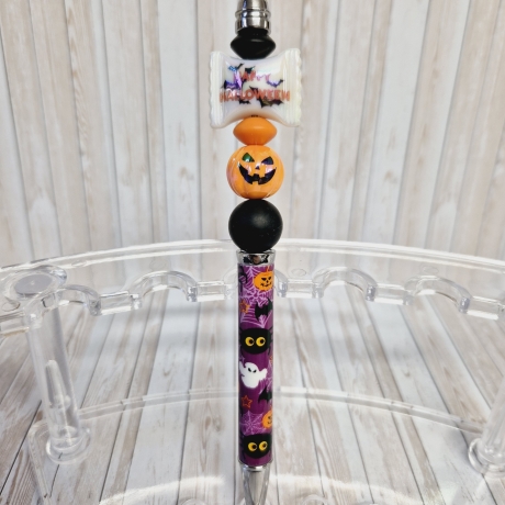 Kugelschreiber Perlen HALLOWEEN Geschenkidee Mitbringsel