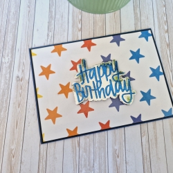 Karte zum Geburtstag Geburtstagskarte Happy Birthday