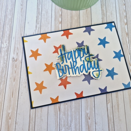 Karte zum Geburtstag Geburtstagskarte Happy Birthday