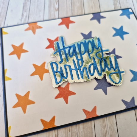 Karte zum Geburtstag Geburtstagskarte Happy Birthday