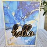 Karte Grußkarte Hello