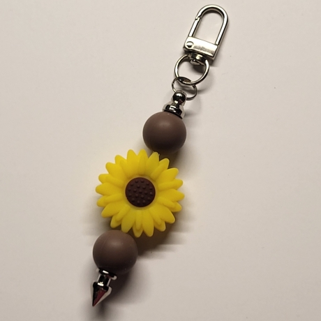 Anhänger Blume Silikonperlen