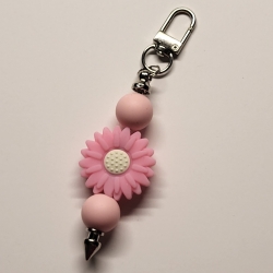 Anhänger Blume Silikonperlen
